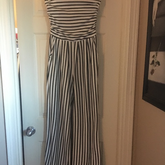 heart hips strapless jumpsuit